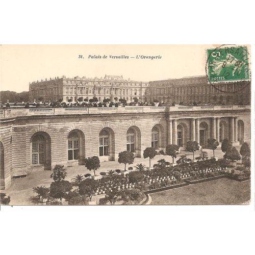Versailles - L'orangerie (Yt 137 Circulée 09/10/1912)