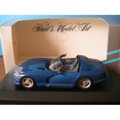Dodge Viper Cabriolet 1993 Bleu Minichamps 430144031 1/43 Roadster Blau Metallic-Minichamps