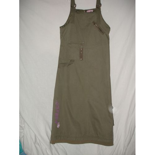 Robe Salopette Kaki"Lisa Rose" 12 Ans