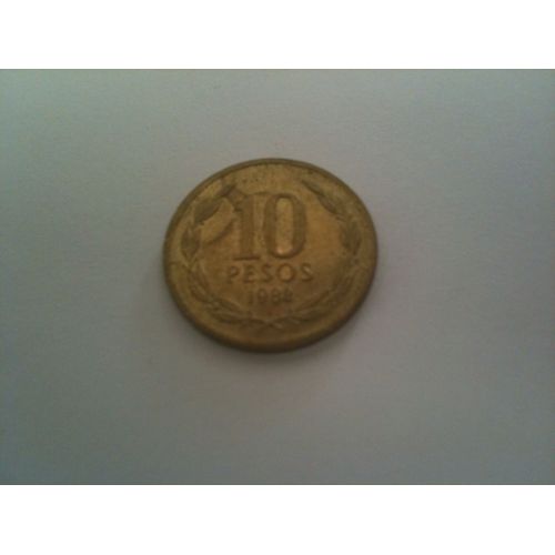 Pièce De 10 Pesos Chili 1982