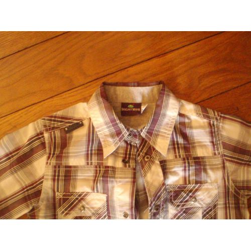 Très Jolie Chemise À Carreaux Sergent Major (3 Ans)