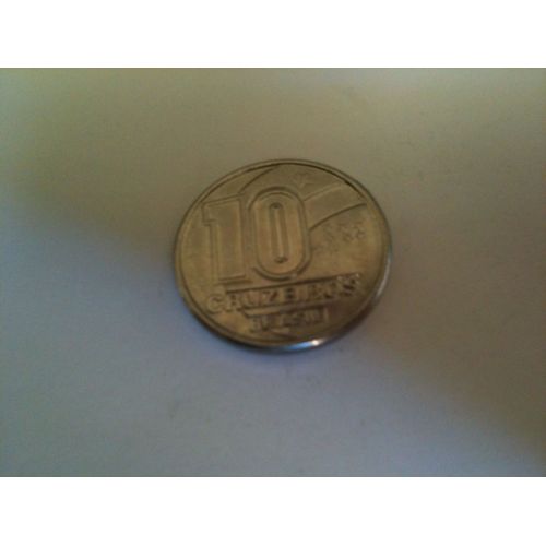 Pièce De 10 Cruzeiros Brésil 1991