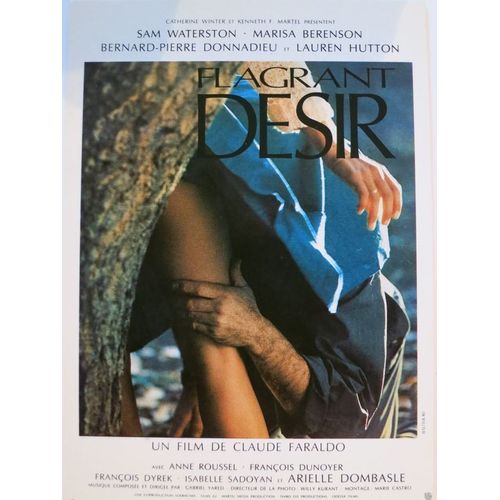 Carte Postale Affiche De Film Flagrant Desir