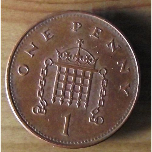 Pièce De One Penny 1998