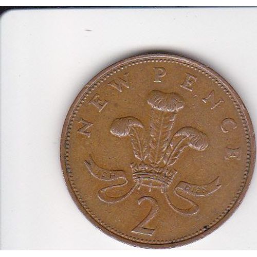 Lot De Deux Pièces De 2 New Pence 1982
