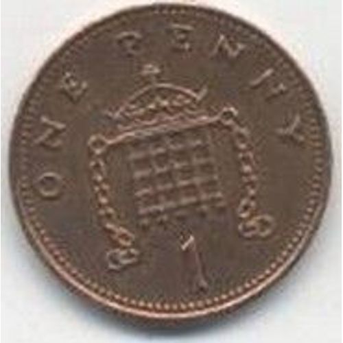 Pièce De 1 Penny Royaume-Uni 1986
