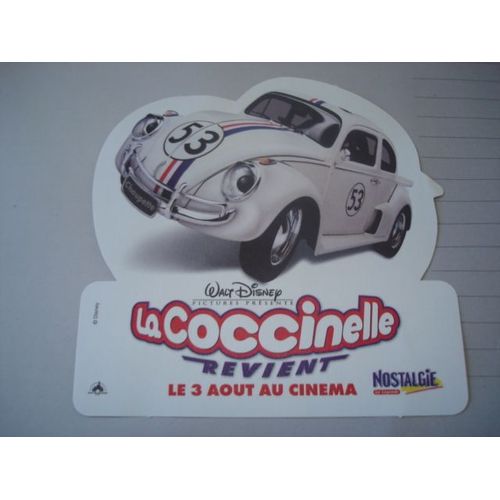Cadeau Du Journal De Mickey N°2769 Autocollant La Coccinelle