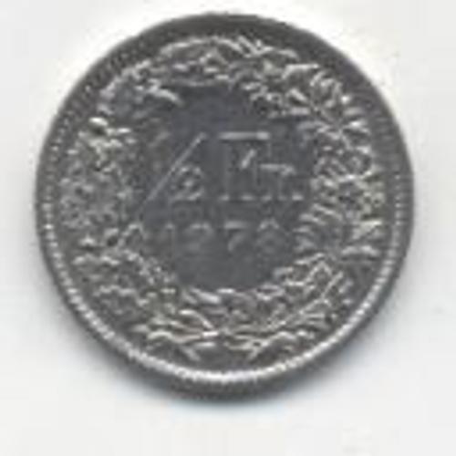 Pièce De 1/2 Francs Suisse 1978