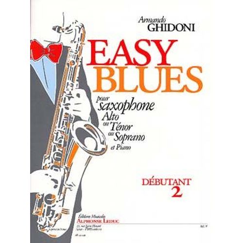 Easy Blues Pour Saxophone Alto Ou Ténor Et Piano