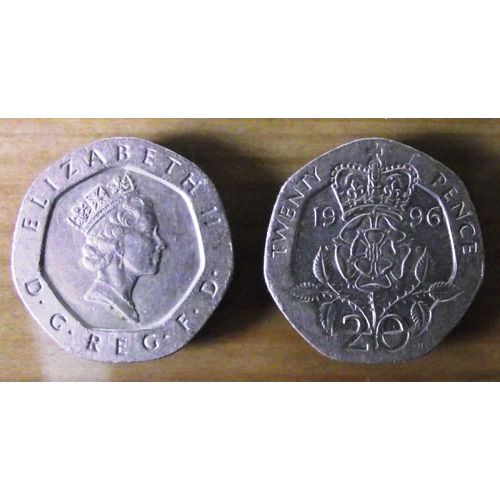 Pièce De Twenty Pence Année 1996