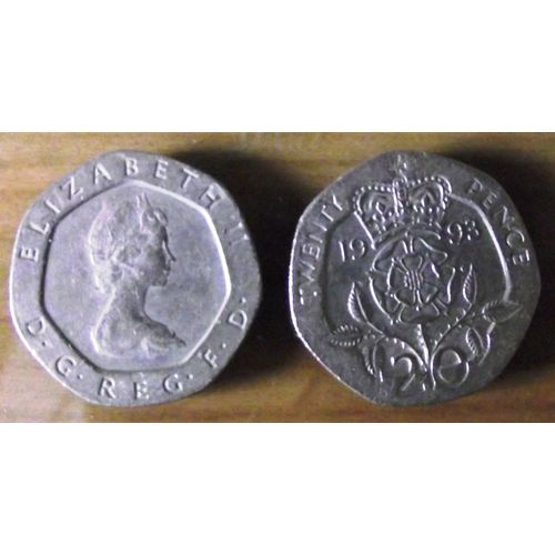 Pièce De Twenty Pence Année 1993
