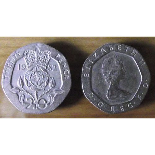 Pièce De Twenty Pence Année 1982