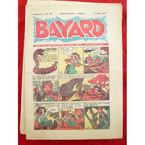 Bayard 33 Hebdomadaire 20 Juillet  1947