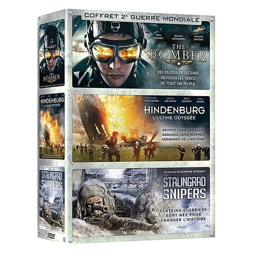 Coffret 2e Guerre Mondiale : The Bomber + Hindenburg - L'ultime Odyssée + Stalingrad Snipers - Pack