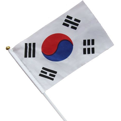 Drapeau Corée Du Sud Lot De 3 Pièces