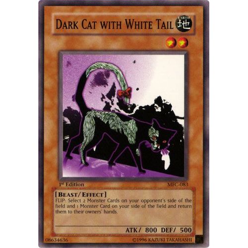 Yu Gi Oh - Dark Cat With White Tail - Mfc-083 - Commune - Anglais