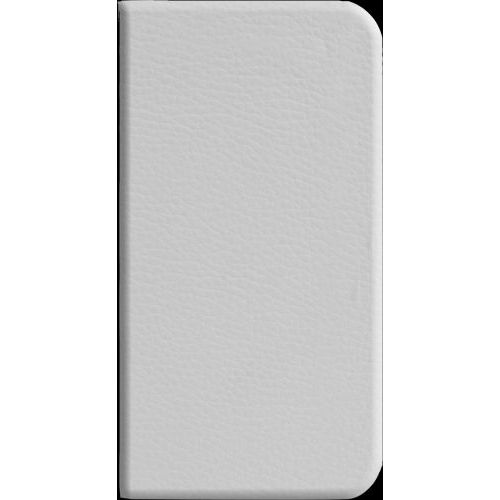 Etui Coque Made In France Blanc Avec Rabat Pour Iphone 5