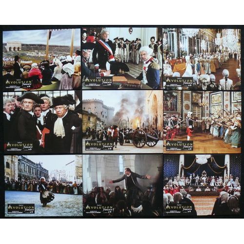 La Révolution Française, Première Epoque, Les Années Lumière : Jeu De Photos D'exploitation Cinématographique - Format 21x27 Cm - De Robert Enrico & Richard T. Heffron Avec François Cluzet - 1989