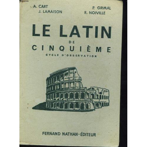 Le Latin De Cinquieme