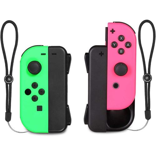Dobe Mini Station De Charge Pour Nintendo Switch Joy-Con Avec Rappel De Batterie Faible Et Indicateur De Charge Led-Noir 2 Paquets
