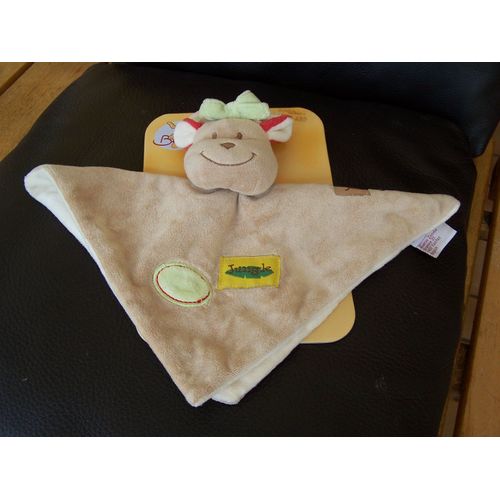 Doudou Plat Girafe Vache Jungle Bengy
