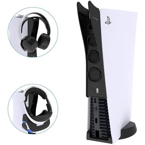 Ventilateur De Refroidissement Usb Host Pour Playstation 5 Support Vertical Édition De Console Accessoires Ps5 Livraison Directe 3 Ventilateurs