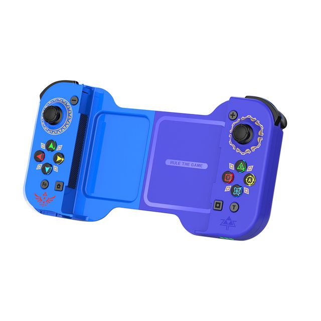 Manette De Jeu Gyroscope 6 Axes Bluetooth Contrôleur De Jeu Pour Téléphone Portable Avec Double Moteur De Vibration Pour Ns Switch Ps4 Pubg