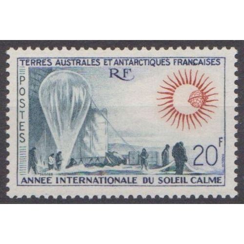 Taaf/T.A.A.F/Fsat --- 1963  Yvert No. 21 -  Année Du Soleil Calme