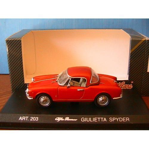 Alfa Romeo Giulietta Spyder Rouge With Hard Top Detailcars 203 1/43 Rosso Rot-Detailcars