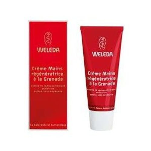 Crème Mains  À La Grenade Bio  50ml  Weleda.<Br> Active Le Renouvellement Cellulaire.Action Anti Oxydante Weleda. 