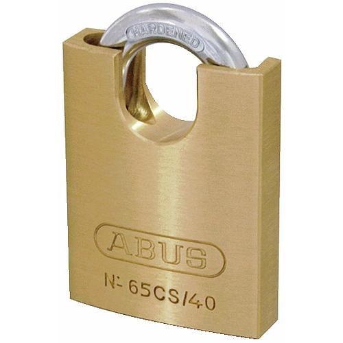 Cadenas à clé - anse cémenté protégée - 65 CS 40 ABUS