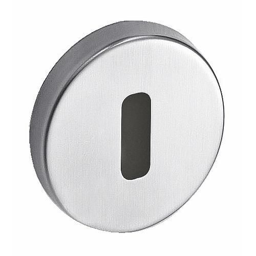 Rosaces rondes condamnation voyant - inox 304 brossé - Kinox et Linox VACHETTE