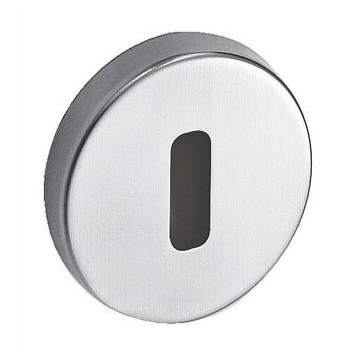 Rosaces rondes clé L pour clé simple - inox 304 brossé - Kinox Linox VACHETTE