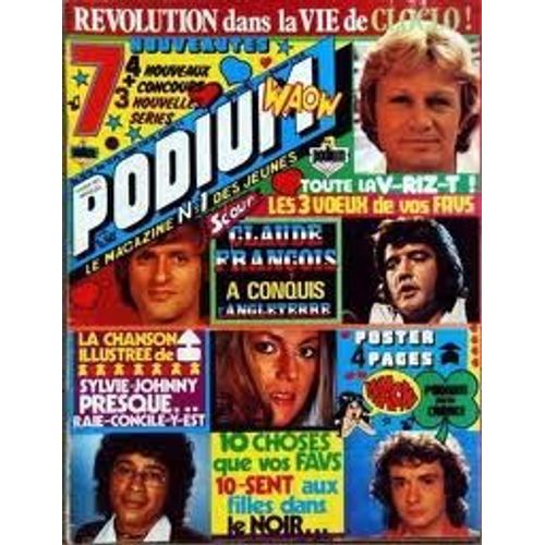 Podium N°68 : Claude Francois - Dave - Sardou - Voulzy - Sheila - Elvis Presley