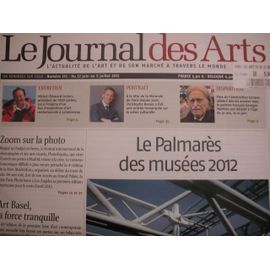 Le Journal Des Arts N° 372 - 22 Juin Au 5 Juillet 2012 - Le Palmarès Des Musées 2012