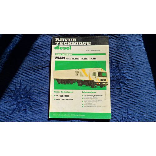 Revue Technique Diesel Man Serie 19.292 N° 161