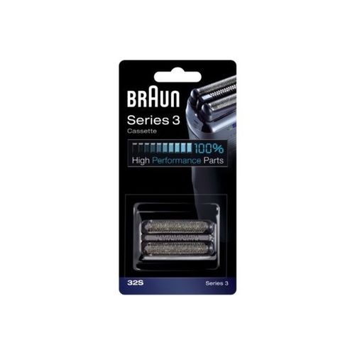 Braun Series 3 32S - Tête et lame de rechange - pour rasoir - argent - pour Braun Series 3 360, 370, 380, 390cc