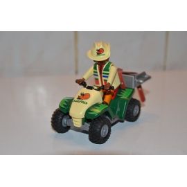 Quad Avec Explorateur Saurus Team Playmobil