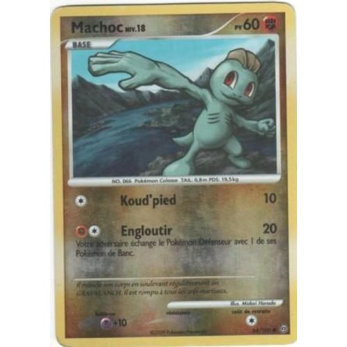 Carte Pokémon "Machoc Niv.18" Pv60 Holo Reverse 64/100