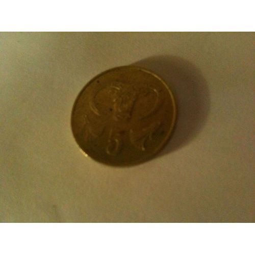 Pièce De 5 Cyprus 1983 Chypre