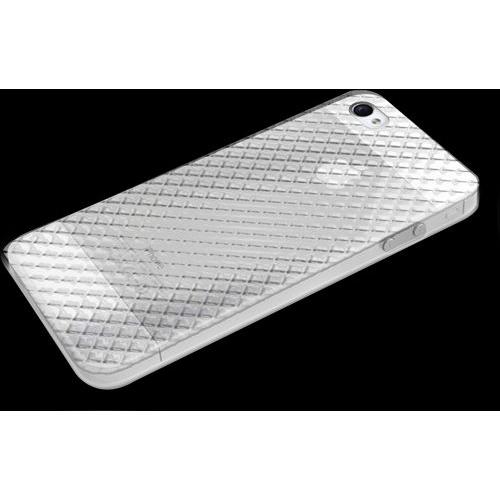 Coque Semi-Rigide Transparente Finition Croisillons Pour Iphone 5