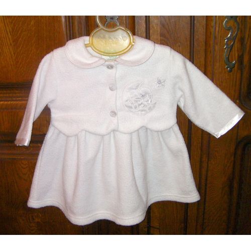 Robe Blanche Bébé Neuf Taille 3 Mois