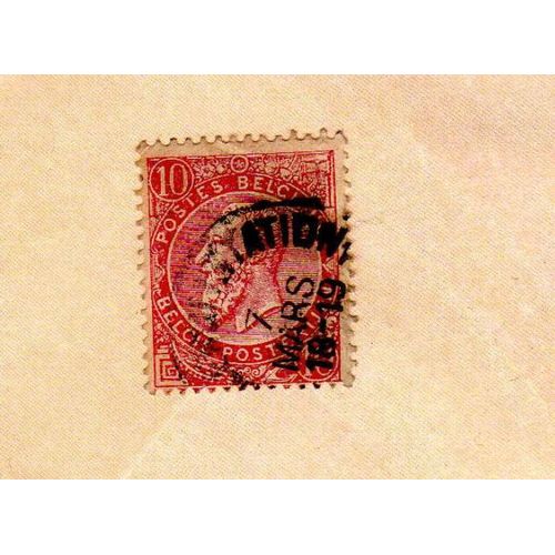 Timbre Belgique Leopold 2
