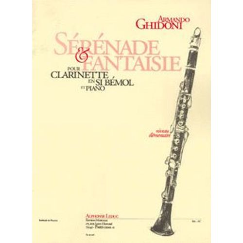 Sérénade Et Fantaisie Clarinette En Sib Et Piano (Élém.)