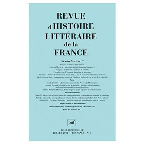 Un Autre Marivaux ?