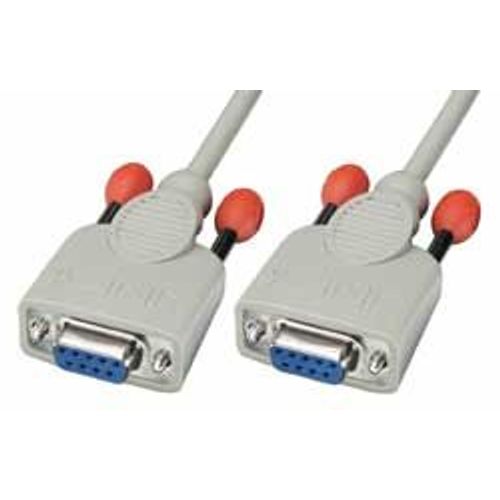 Lindy - Câble de modem nul - DB-9 (F) pour DB-9 (F) - 3 m