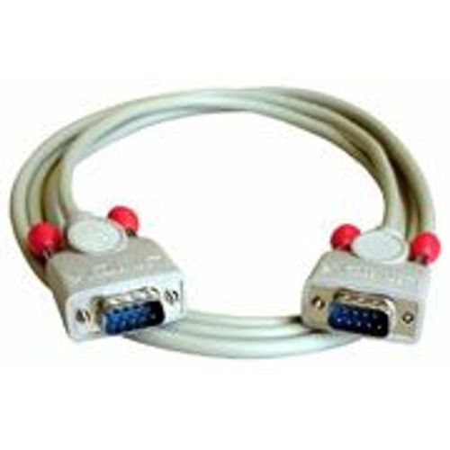 Lindy - Câble série - DB-9 (M) pour DB-9 (M) - 10 m - moulé