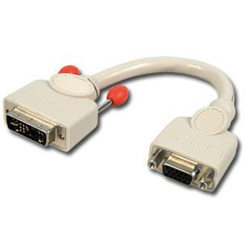Lindy - Câble moniteur DVI-A mâle à HD-15 femelle 20cm