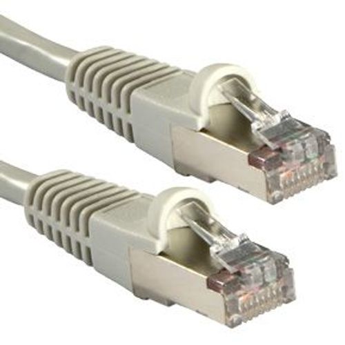 Lindy - Cordon de raccordement - RJ-45 (M) pour RJ-45 (M) - 2 m - FTP - CAT 5e - moulé, sans crochet - gris