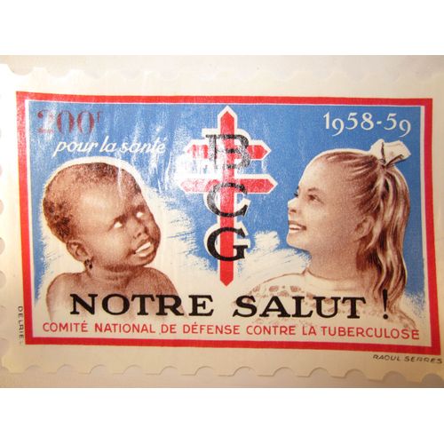 Grand Timbre Du Comité National De Défense Contre La Tuberculose 1958-59